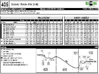 405 - Rosice - Brno - sobota, neděle