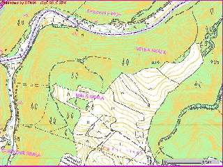 Tuto skutečnost také potvrzuje mapa od ČŠÚ, ČÚZK, kde je toto místo označováno jako Velká skála. Útvar zvaný Malá skála se od tohoto místa nachází o několik set metrů dále, směrem na jihozápad, na rozhraní lesa a pastviny zvané Salaš.
