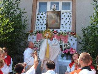 Požehnání u čtvrtého a posledního oltáře: