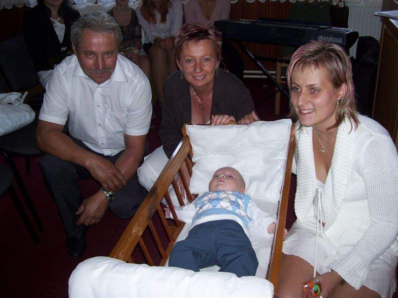 Matyáš Kocáb s rodinou: