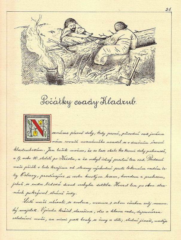 Senorady v 9.-10. stol. podle historie Kladerub