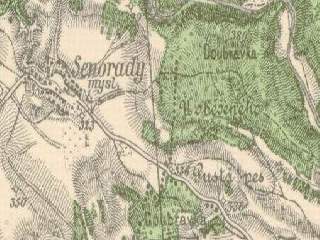 Mapy z dob císaře Františka Josefa: