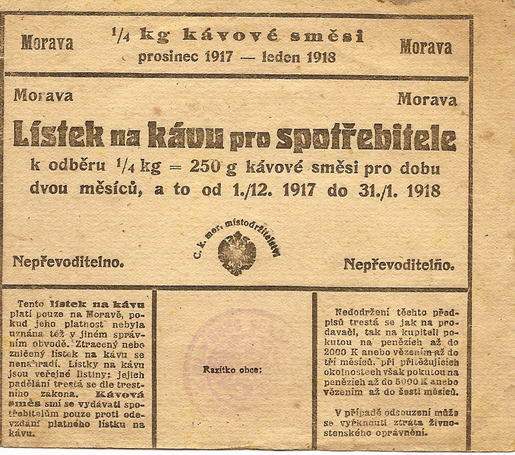 Potravinové lístky