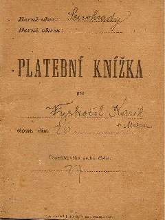 Platební knížka:
