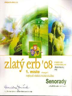 Diplom za 1.místo: