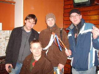 U Koníčků: (Aleš si se mnou prostě vždycky musí sladit barvy.. :)