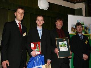 Předání ceny za 2.místo v celostátním kole Zlatého erbu v kategorii nejlepší elektronická služba: