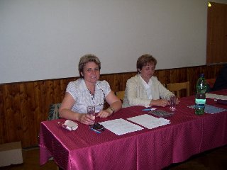 Volební komise: Koníčková Eva - zapisovatelka, Adamová Květoslava - předseda komise.