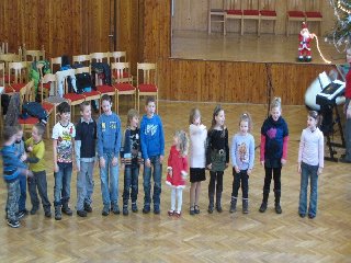 Besídka dětí ze základní školy: