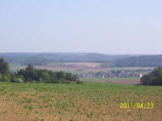 Pohled na obec Senorady: