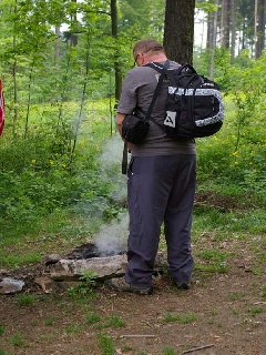 Dobrovolny hasic se pustil do dila