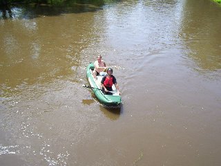 Na Jihlavce nechyběli ani vodáci ze Senorad :)