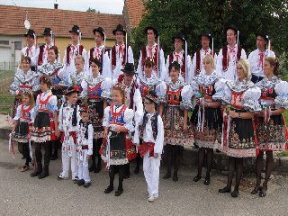 Skupinovka všech devíti párů stárků a tří párů mládků.