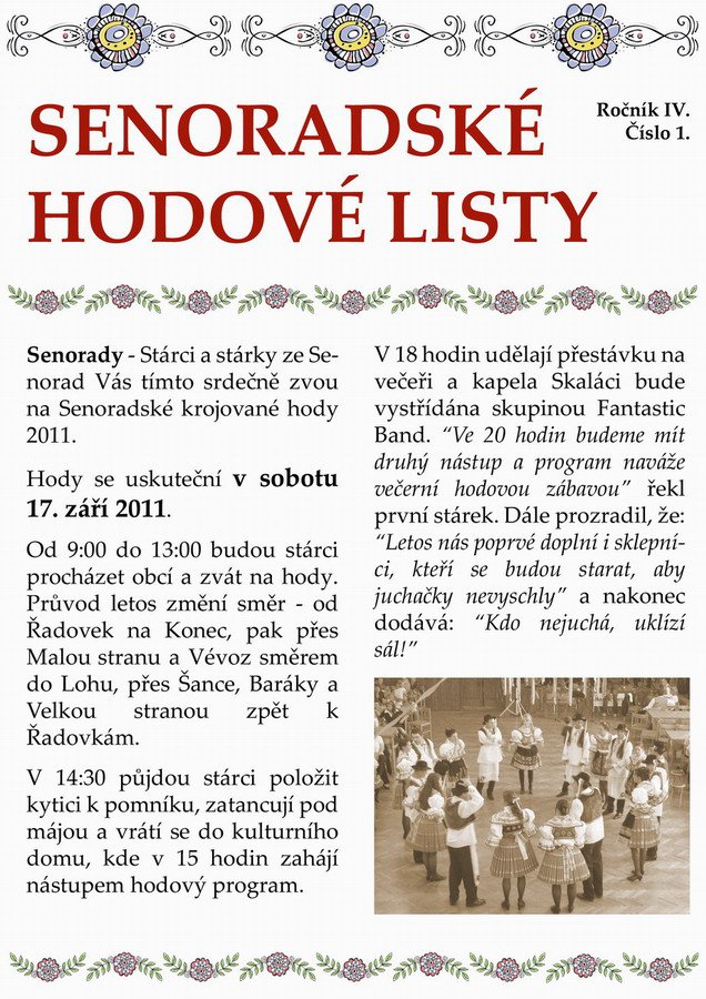 Hodové listy 2011
