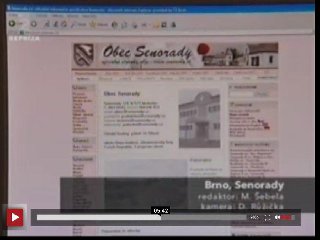 Obecní web se několikrát ukázal i v televizi a „byl slyšen“ v rádiu: