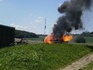 Dokonce tu hořelo: