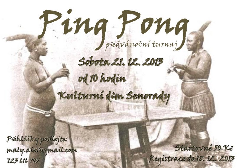 Ping Pong - předvánoční turnaj