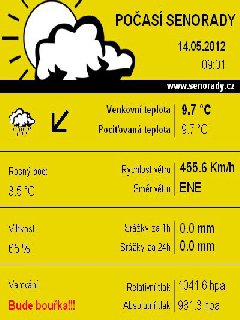 Bude bouřka.. a také dost fouká :-)