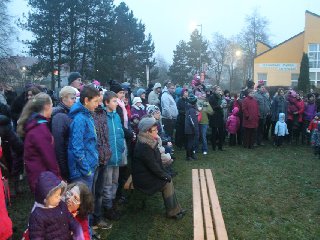 Děti zazpívaly vánoční písničky a koledy: