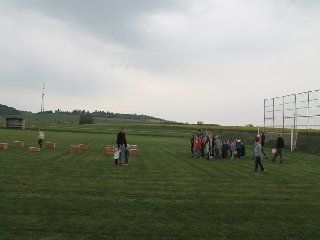 A další soutěže na hřišti: