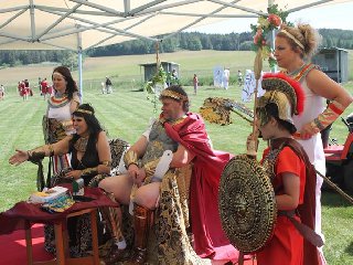 Po splnění všech disciplín čekala na děti odměna u Caesara a Kleopatry.