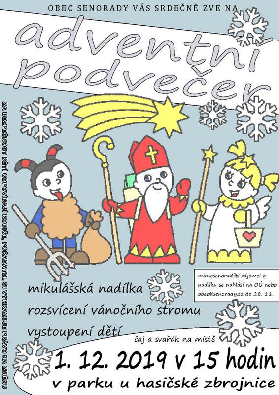 Adventní podvečer a mikulášská nadílka