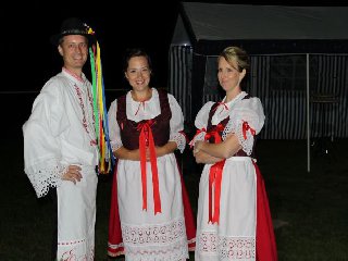 Dobrá nálada až do nočních hodin.